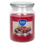 Čokoláda-Višňa Maxi sviečka v skle s viečkom 500 g