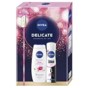 Nivea Delicate sprchový gél 250 ml + antiperspirant 150 ml