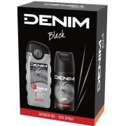 Denim Black pánska darčeková kazeta 400 ml