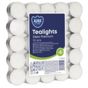 Aura čajové sviečky 4 hod., 50 ks