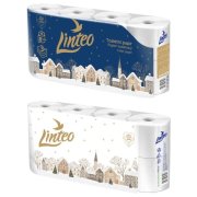 Linteo Satin toaletný papier 3-vrstvový, 15 m, 8 ks