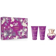 Versace Dylan Purple parfumovaná voda 50 ml + mlieko 50 ml + gél 50 ml