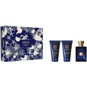 Versace Dylan Blue Pour Homme toaletná voda 50 ml + balzam 50 ml + gél 50 ml