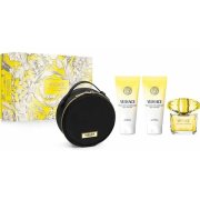 Versace Yellow Diamond toaletná voda 90 ml + mlieko 100 ml + gél 100 ml + kozmetická