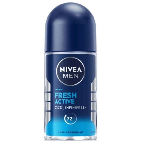 NIVEA Men Fresh Active, guľôčkový dezodorant pre mužov 50 ml, Fresh Active