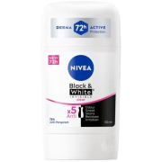 Nivea dámsky Black & White Invisible Clear tuhý antiperspirant 50 ml