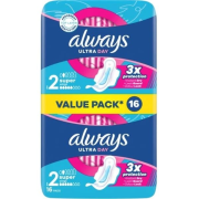 Always Ultra hygienické vložky Super Plus 16 ks