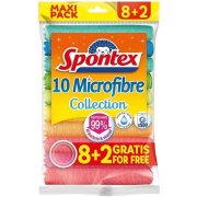 Spontex Microfibre, utierky 8 + 2 ks