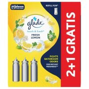 Glade Touch Fresh Lemon, náhradná náplň 2+1, 3 x 10 ml