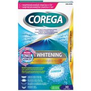 Corega čistiace tablety na zubné náhrady Whitening 30 ks
