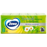 Zewa deluxe trojvrstvové vreckovky harmanček (10 x 10 ks)