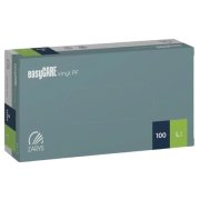easyCARE Vinyl PF jednorázové nepúdrované rukavice L 100 ks