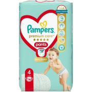 Pampers Premium Pants plienkové nohavičky veľkosť 4, 9-15 kg, 58 ks