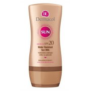 Dermacol Sun SPF 20, vodeodolné zvláčňujúce mlieko na opaľovanie 200ml