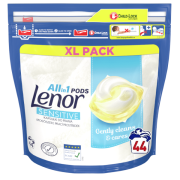 LENOR All in 1 Pods Sensitive, pracie kapsuly 44 praní