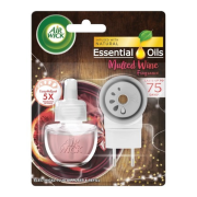 Air Wick Essential Oils, elektrický osviežovač vzduchu strojček a náhradná náplň varené víno 19 ml