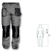 Stalco Premium pracovné nohavice S, 1 ks