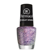 Dermacol lak na nechty s efektom 09 Violet Sparkle 5 ml
