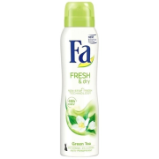 FA Fresh & Dry Green Tea, dámsky deosprej s vôňou zeleného čaju 150ml