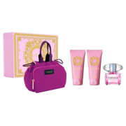 Versace Bright Crystal EdT 90 ml + sprchový gél 100 ml + telové mlieko 100 ml + taška