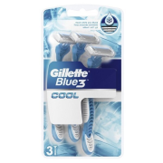 GILLETTE Pánsky jednorazový holiaci strojček Blue3 Cool 3 ks