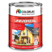 Colorlak Univerzal S2013 syntetická matná vrchná farba 2430 hnedá čokoládová mat 0,6 l