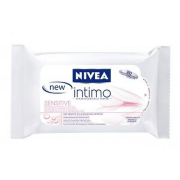 NIVEA Intimo Sensitive, vlhčené obrúsky na intímnu hygienu 20 ks