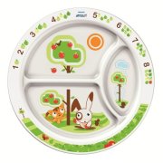 AVENT delený tanier 12m+ s protisklzovým povrchom 1ks