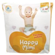 HAPPY MIMI detské prebaľovacie podložky 10 ks
