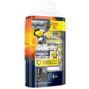 GILLETTE Fusion Proshield strojček 1ks + náhradné hlavice 4ks