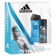 Adidas After Sport Pánska Darčeková Kazeta, After Sport 3v1 250ml