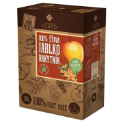 Tvrdošovské Zlato Jablko rakytník šťava 100%, 3 l