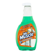 MR.MUSCLE 5v1 Window & Glass, čistiaci prostriedok na okná zelený - náhradná náplň 500ml