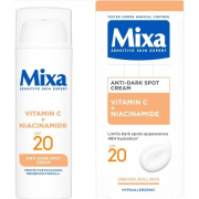 Mixa Denný pleťový krém Anti-Dark Spot Vitamin C + Niacinamide SPF 20, 50 ml