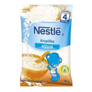 NESTLE Nemliečna Ryžová krupica, nemliečna instantná kaša 4m 180g