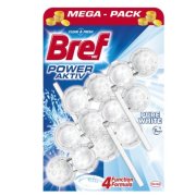 BREF Power Aktiv Pure White tuhý wc blok 3x50g