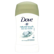 Dove Natural Touch Tuhý deodorant, s výťažkami z mŕtveho mora 40ml
