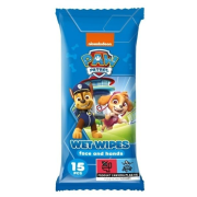 Paw Patrol vlhčené obrúsky 15 ks