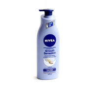 NIVEA Body Smooth Sensation Krémové telové mlieko, pre suchú pokožku, pumpa 400ml