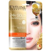 EVELINE Ultra 24k Gold revitalizujúca a vyživujúca látková maska 1 ks