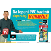 BISON Vinyl Plastic, lepidlo na mäkké PVC 25ml