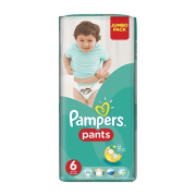 PAMPERS Pants 6 Extra Large, Naťahovacie plienkové nohavičky pre deti od 16kg