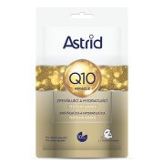 ASTRID Q10 Miracle, spevňujúca a hydratujúca textilná maska 1 ks