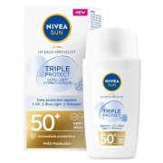 Nivea Sun ľahký hydratačný pleťový krém na opaľovanie OF 50+, 40 ml