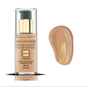 MAX FACTOR Facefinity All Day Flawless 3v1, make up 80 Bronze, 30ml