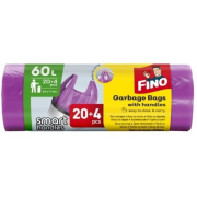 Fino Color vrecia do koša s ušami 13 µ, 60 litrov 59 x 71 cm, 24 ks