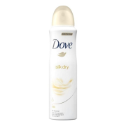DOVE Silk Dry, antiperspirant v spreji pre 48 hodinovú ochranu pred potom 150ml