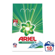Ariel Mountain Spring, prací prášokna biele oblečenie 18 praní
