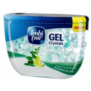 Ambi Pur gel Crystal Eucalyptus & Lime, osviežovač s vôňou eucalyptu a limetky 150g