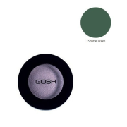 GOSH Glamorous Eye Shadow, mono očný tieň na suchú aj mokrú aplikáciu, odtieň 15 - bottle green